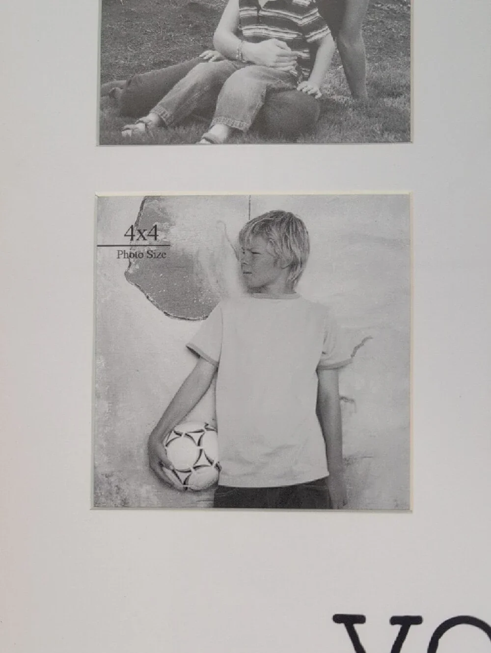 You Rule Ruler-Frame Photo Collage - Black and White NWT